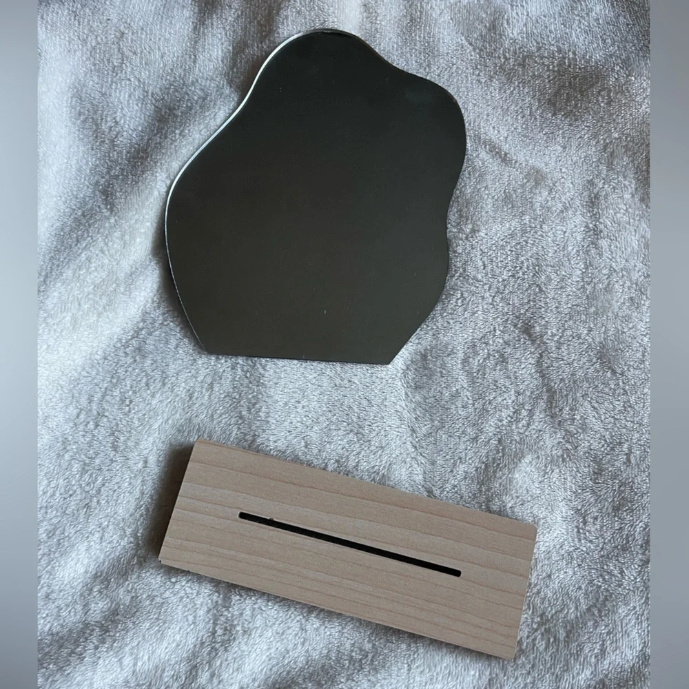 Modern Abstract Standing Mini Mirror